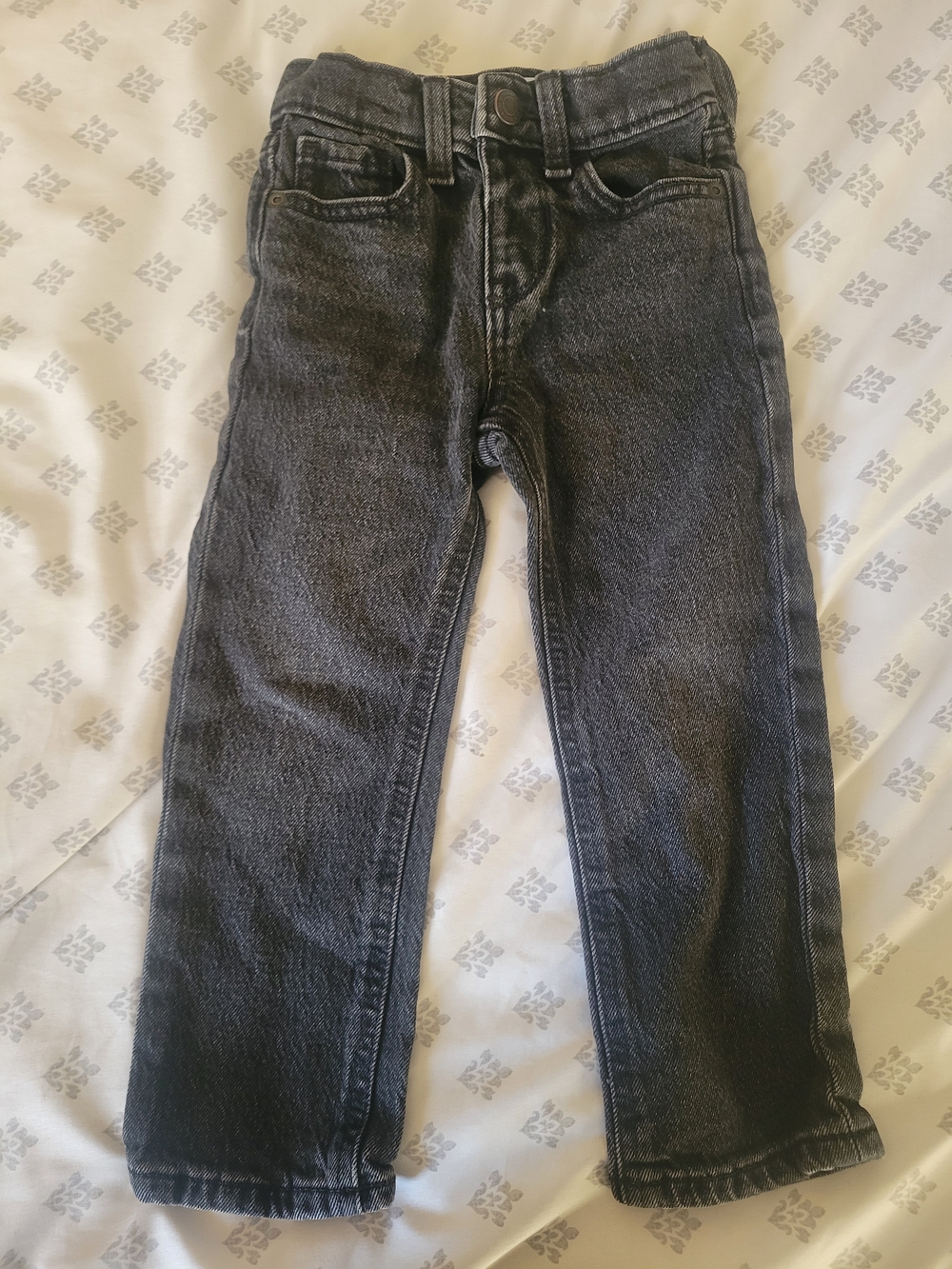 Old Navy Boys' Straight Jeans in Washed Black